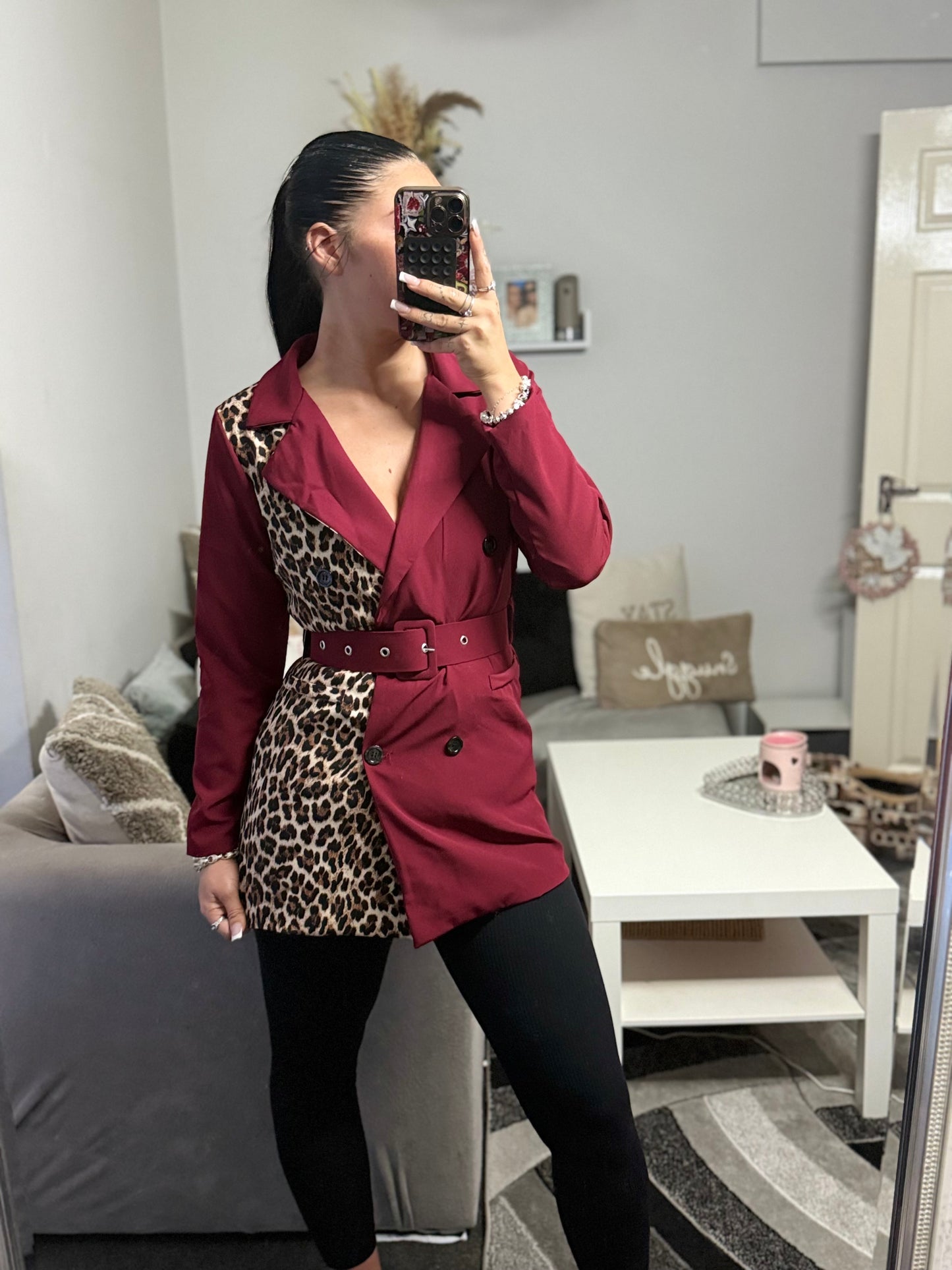 Leopard blazer