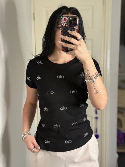 Olo studded diamanté t shirt