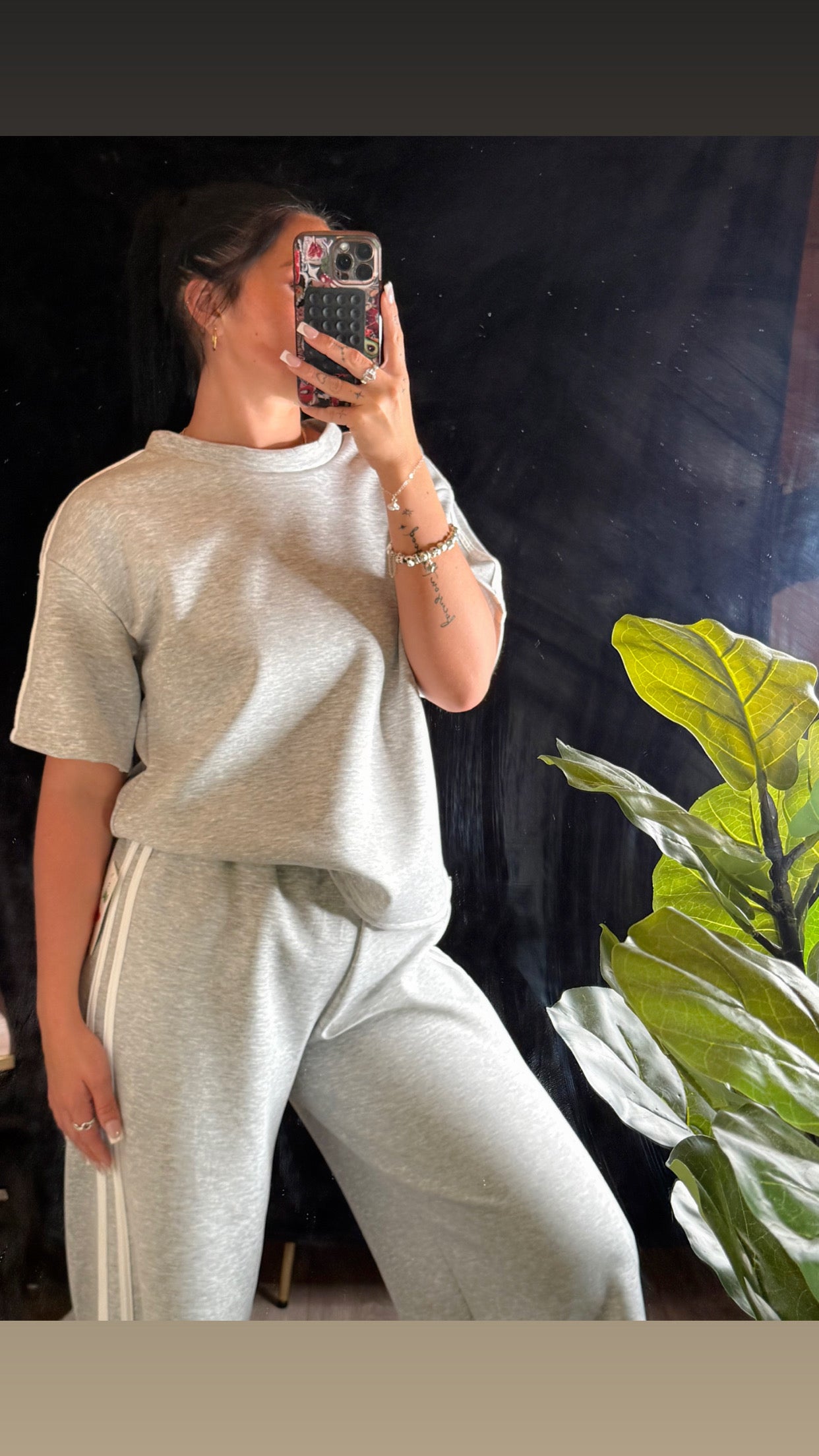 Soft striped Co-ord