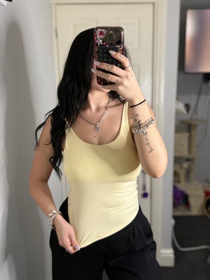 Basic everyday padded vest top