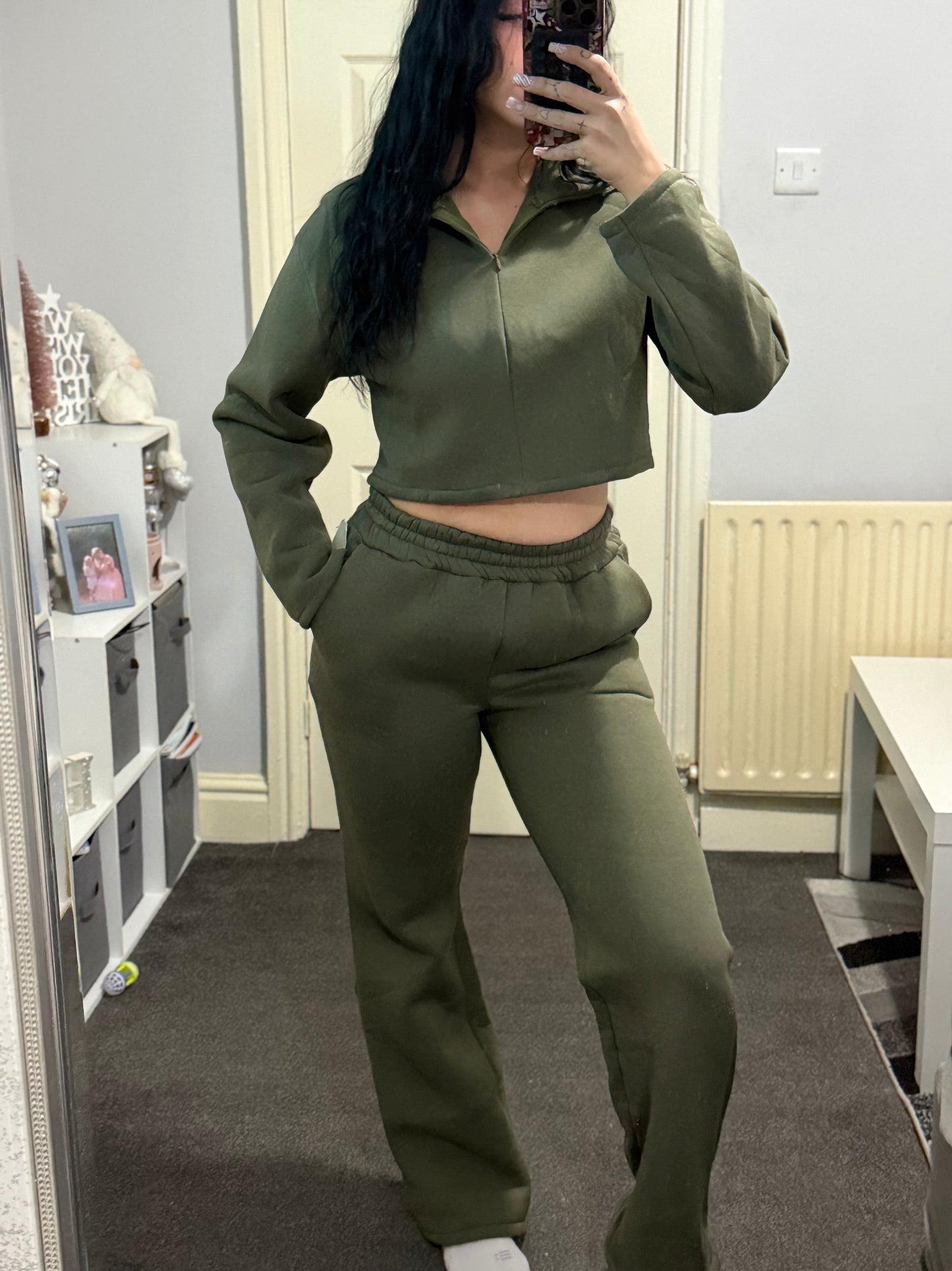 Cropped tracksuit