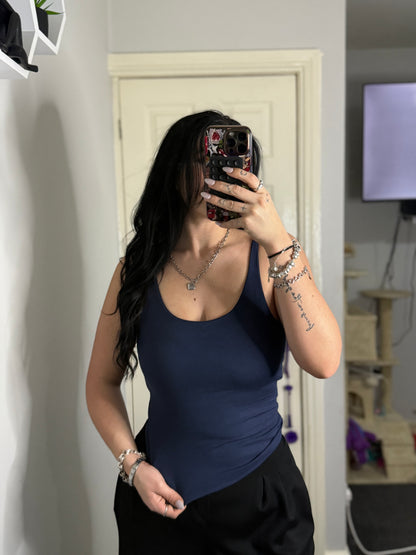 Basic everyday padded vest top