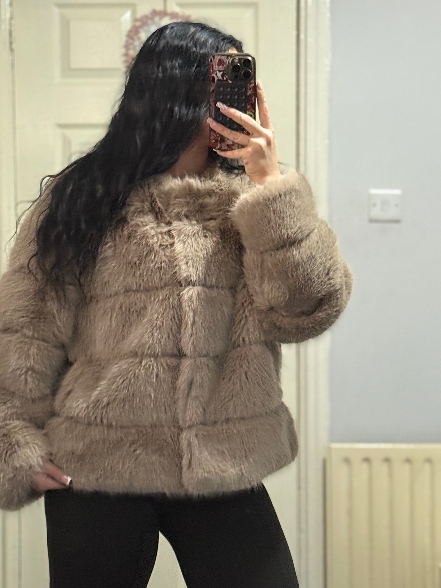 Fluffy coat