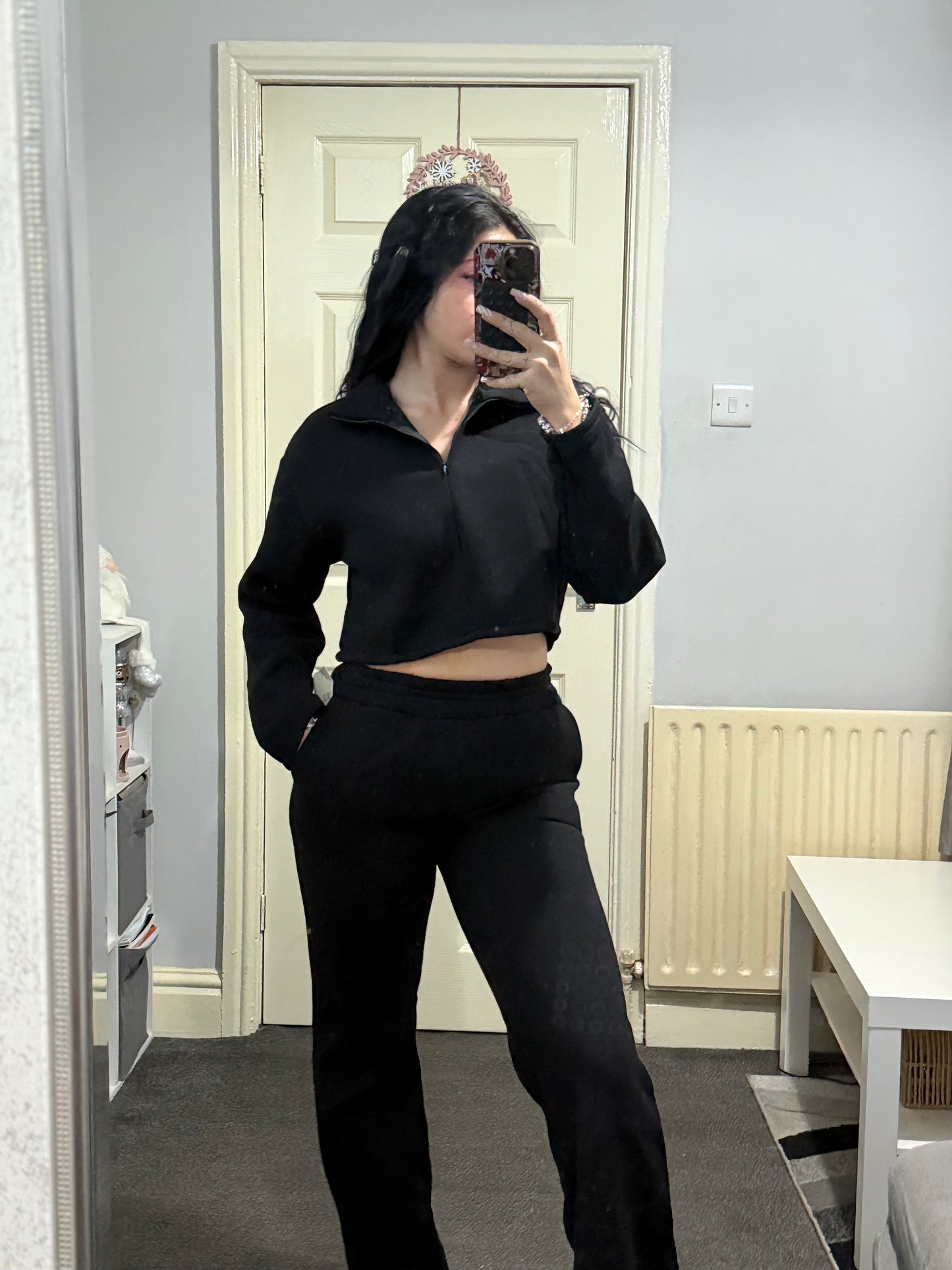 Cropped tracksuit