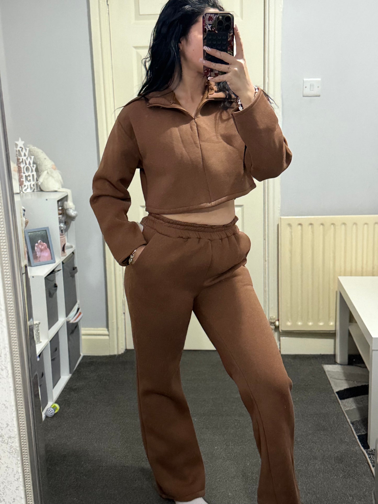 Cropped tracksuit