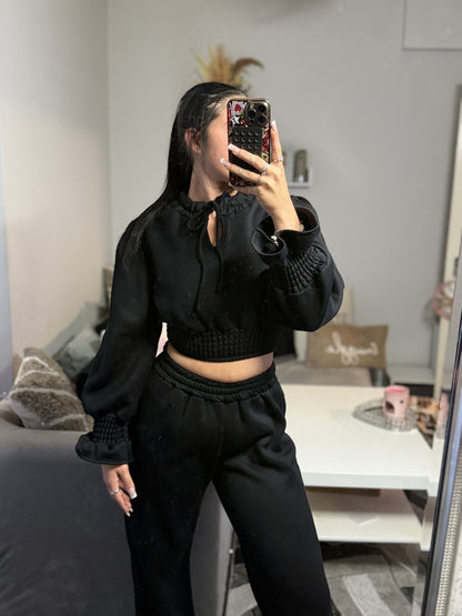 ruffle tracksuit