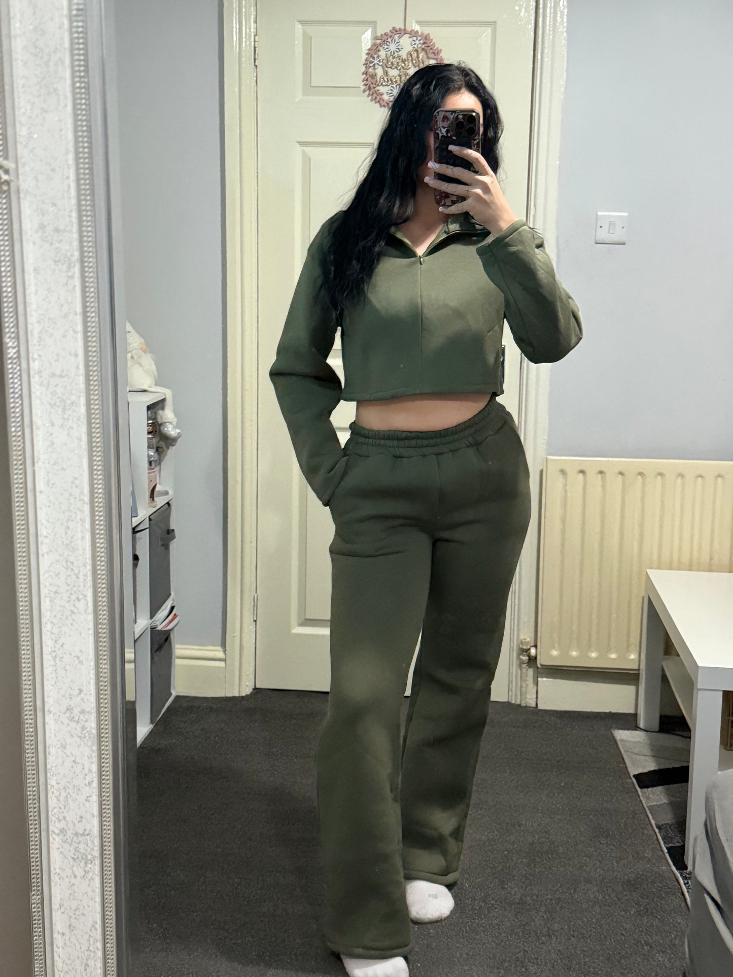 Cropped tracksuit
