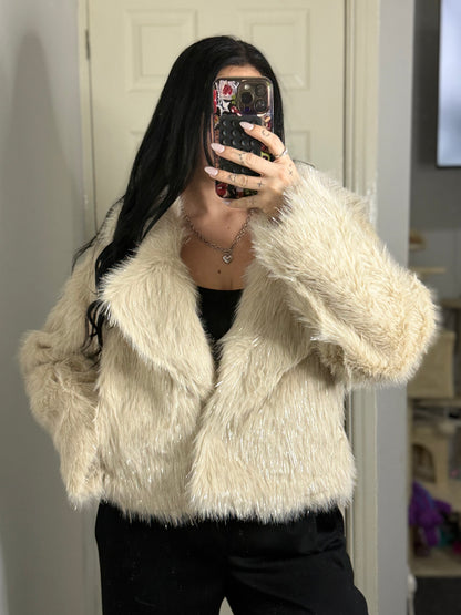 Sparkle fuffy coat