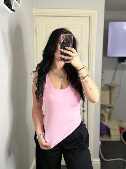 Basic everyday padded vest top