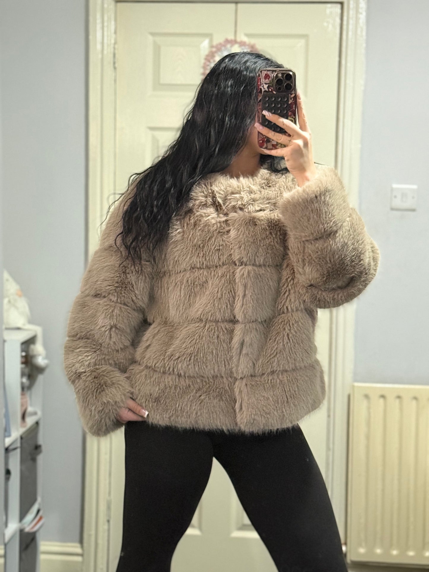 Fluffy coat