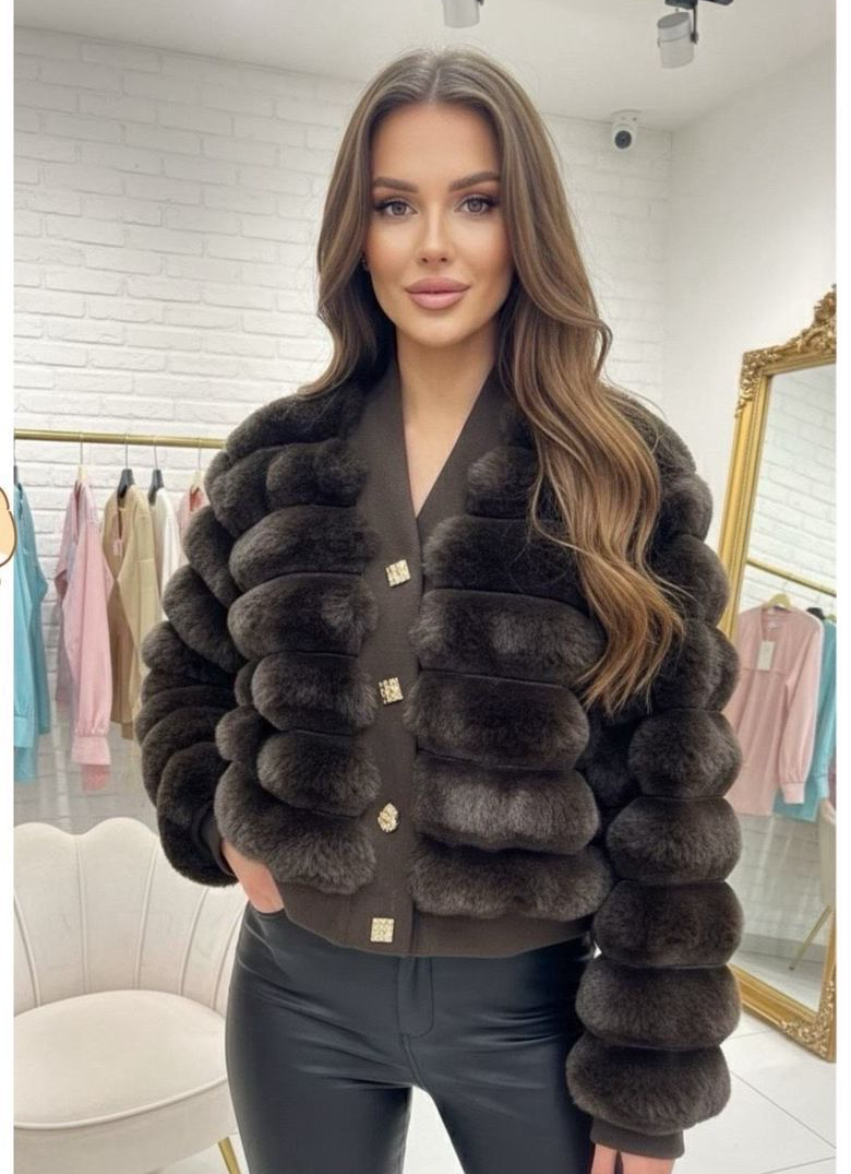 Luxury fluffy cardigan
