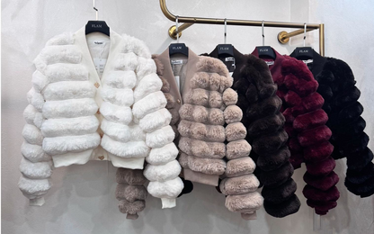 Luxury fluffy cardigan