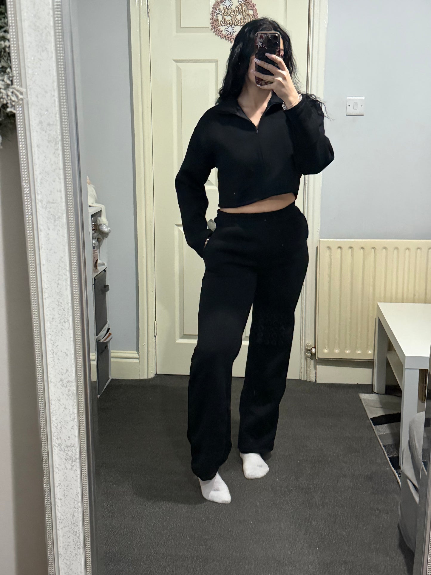 Cropped tracksuit