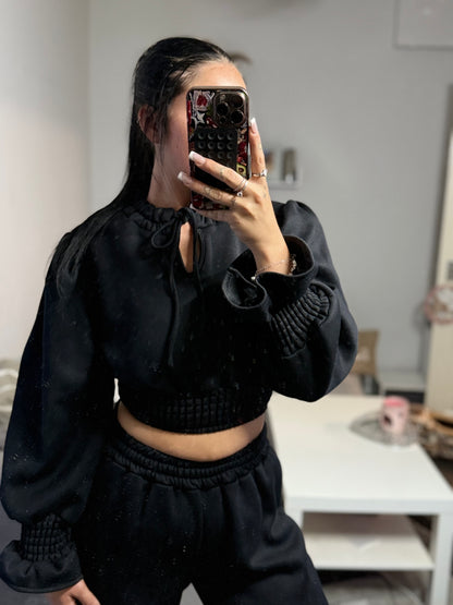 ruffle tracksuit