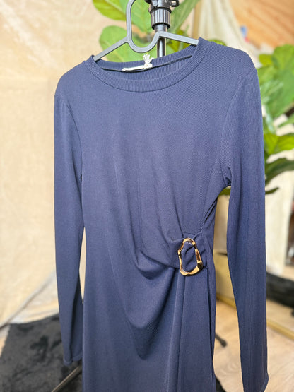 Ribbed luxe maxi dress