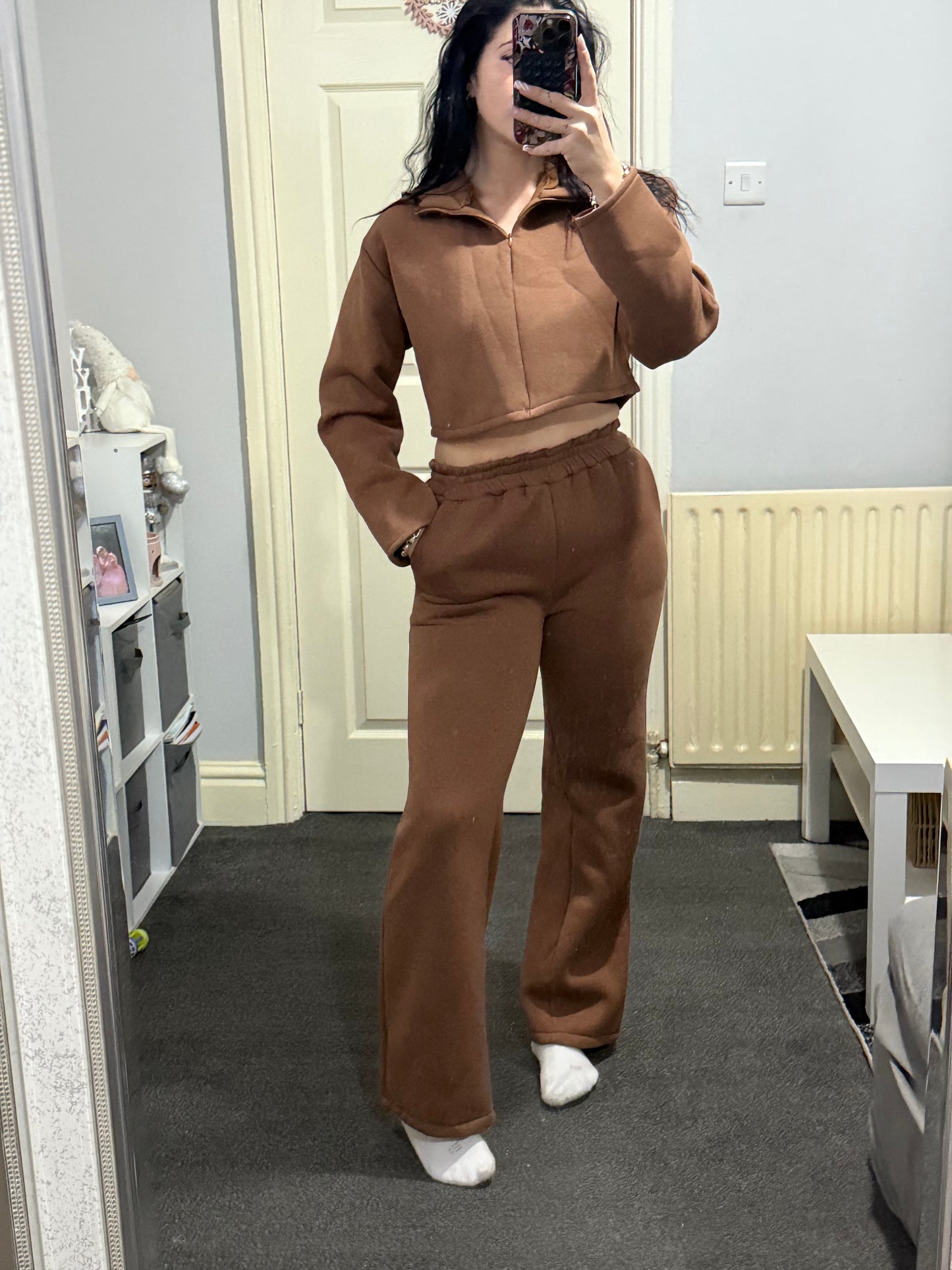 Cropped tracksuit