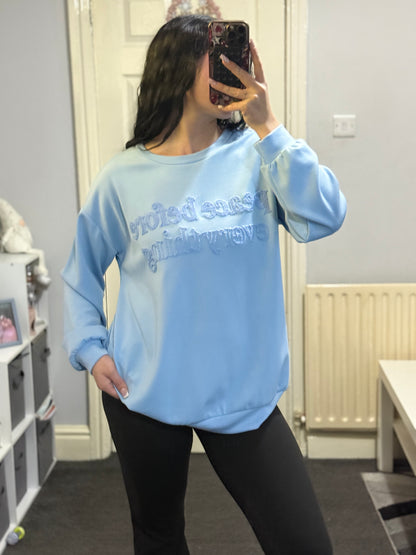 Peace before everything jumper