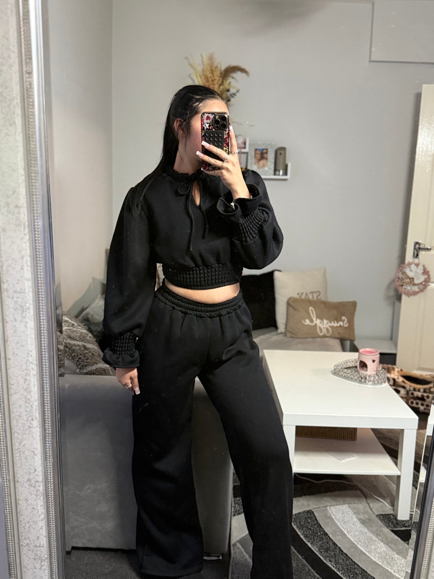 ruffle tracksuit
