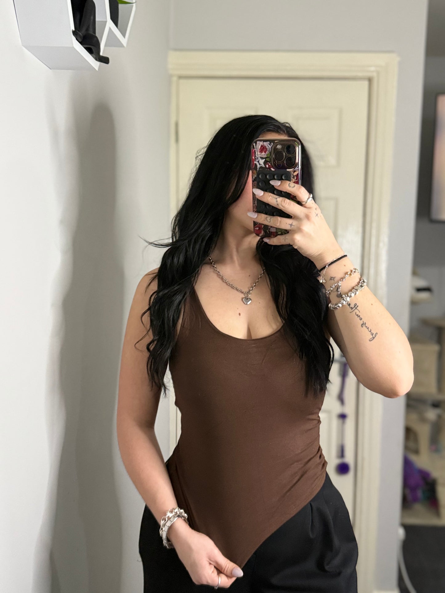 Basic everyday padded vest top