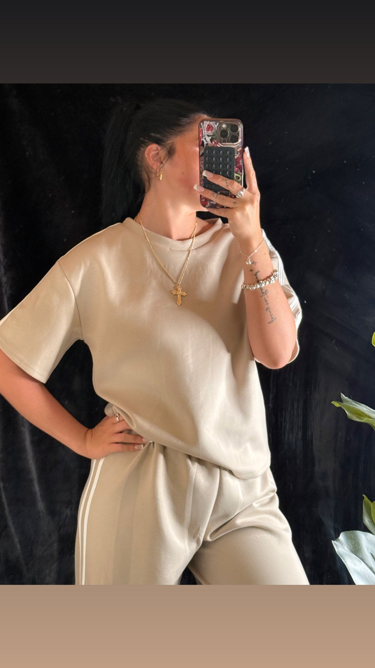 Soft striped Co-ord