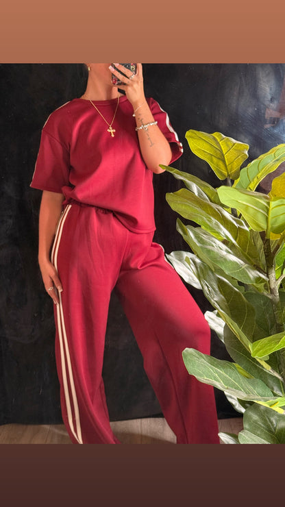 Soft striped Co-ord