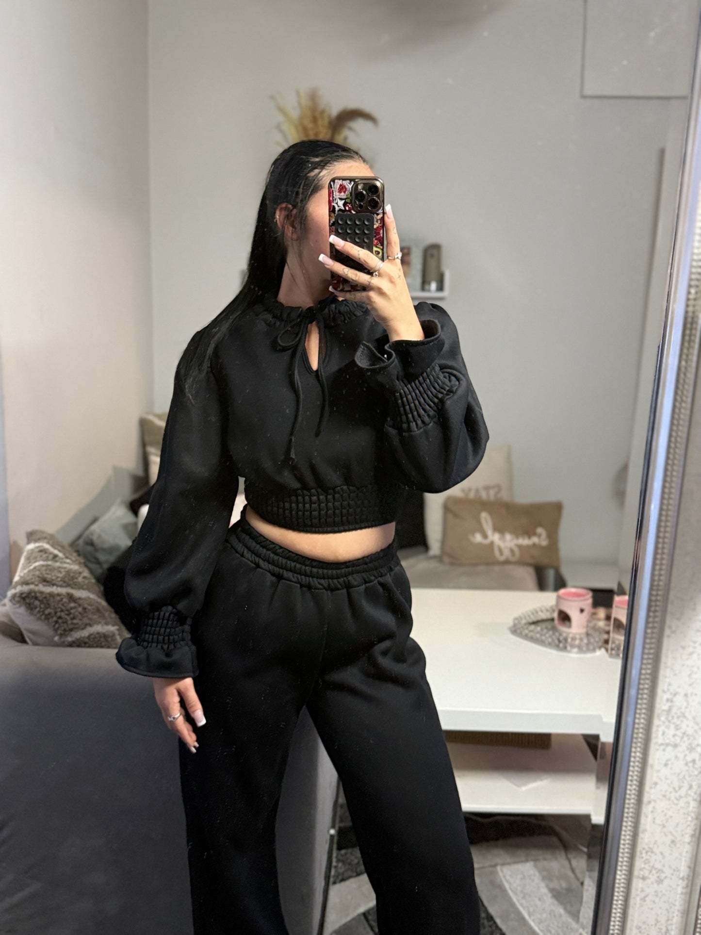 ruffle tracksuit