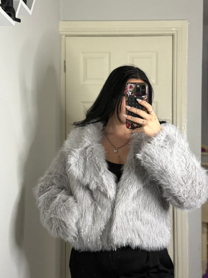Sparkle fuffy coat