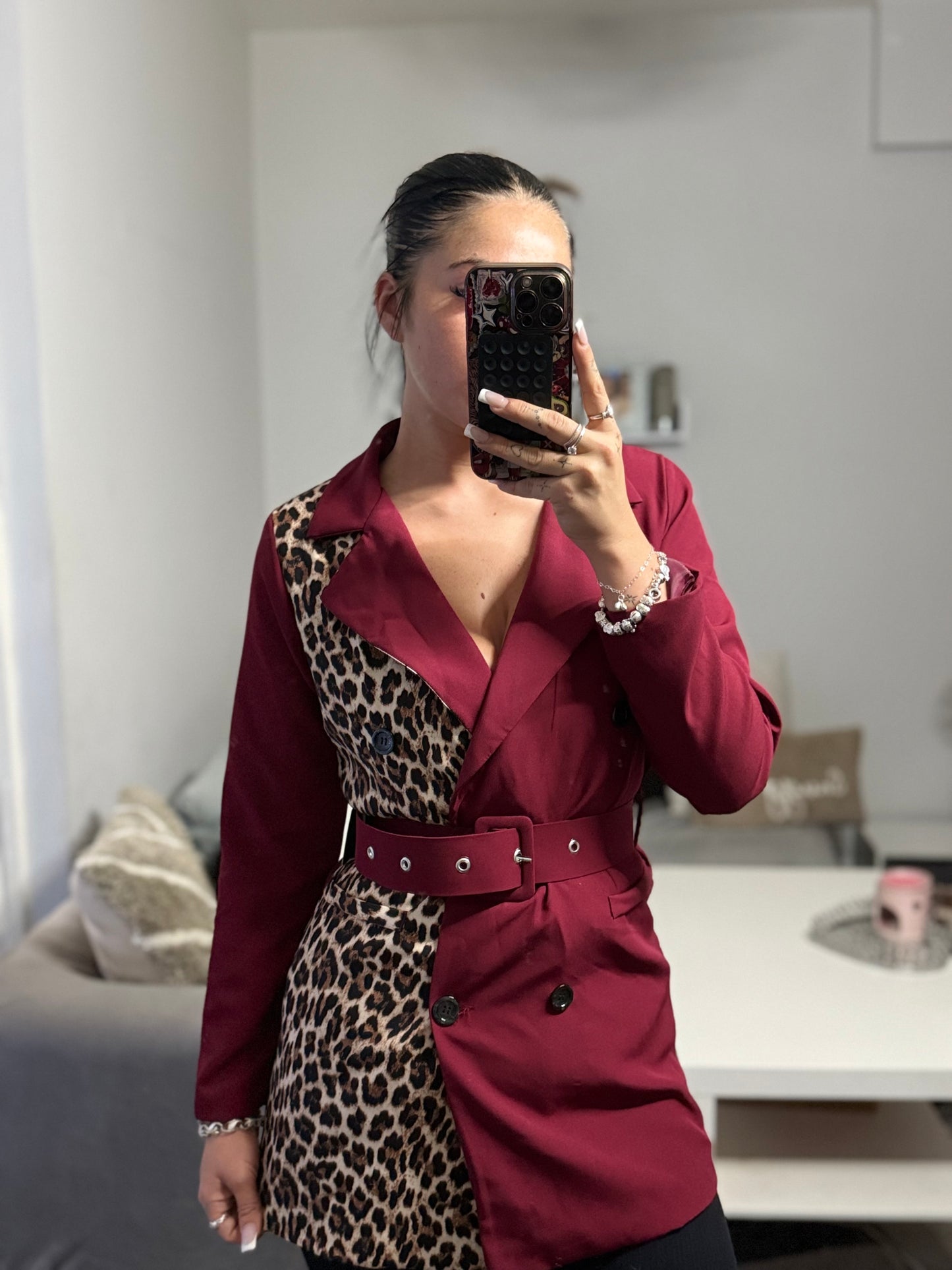 Leopard blazer