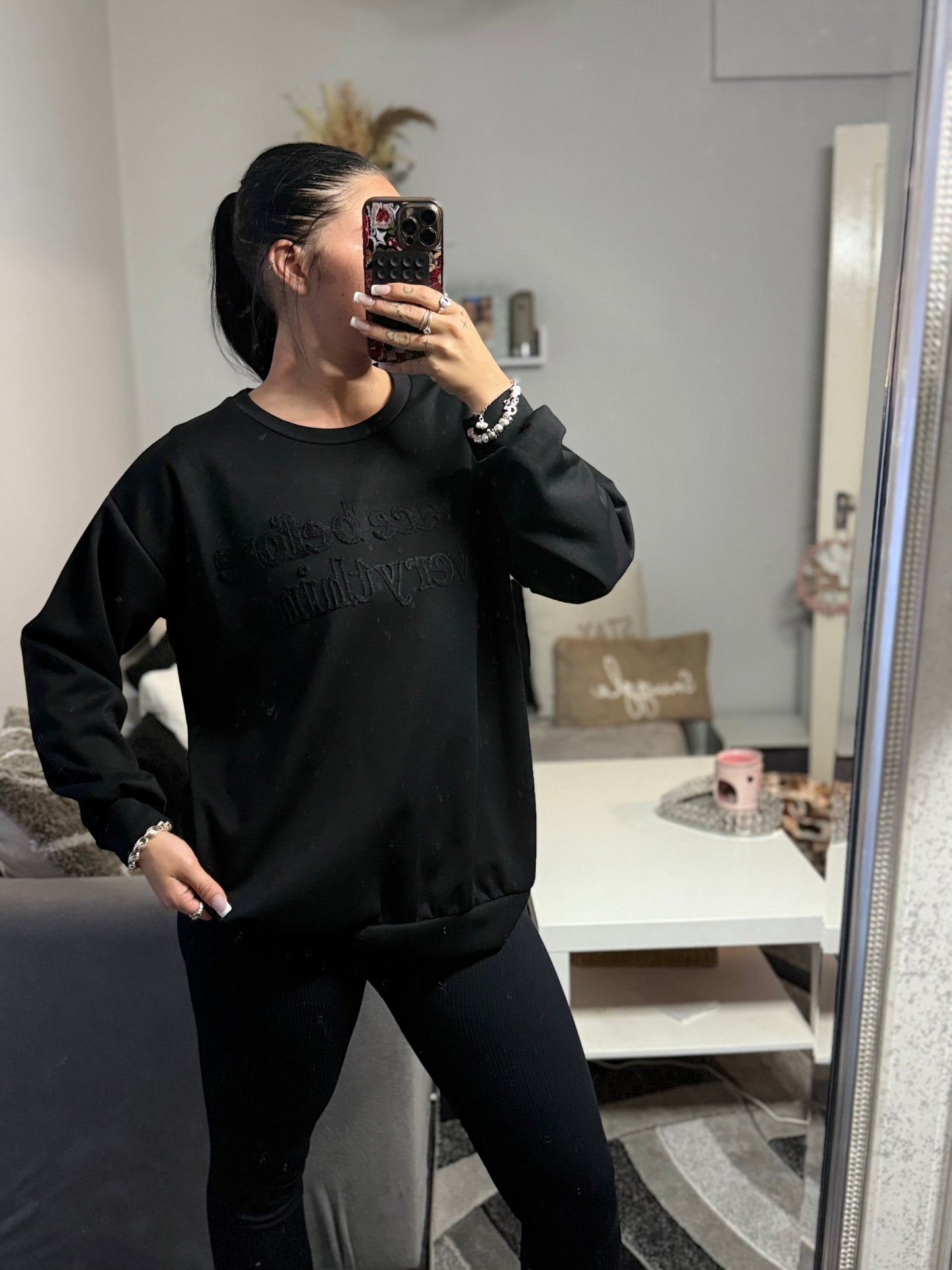 Peace before everything jumper