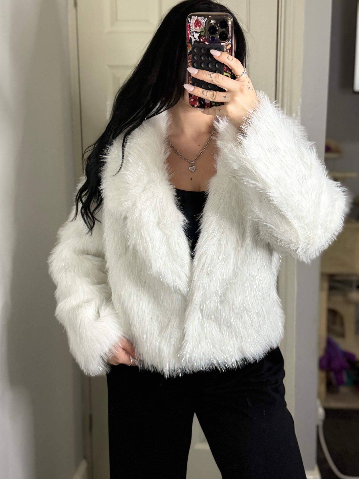 Sparkle fuffy coat
