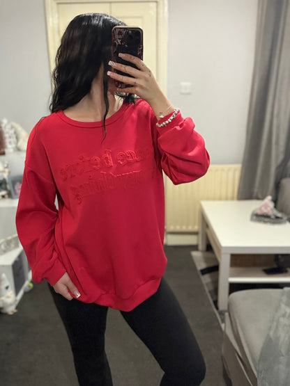 Peace before everything jumper