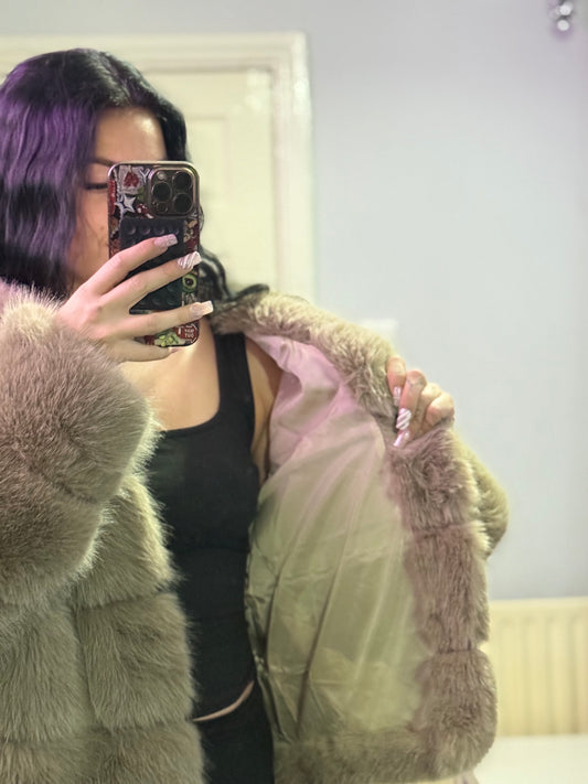Fluffy coat