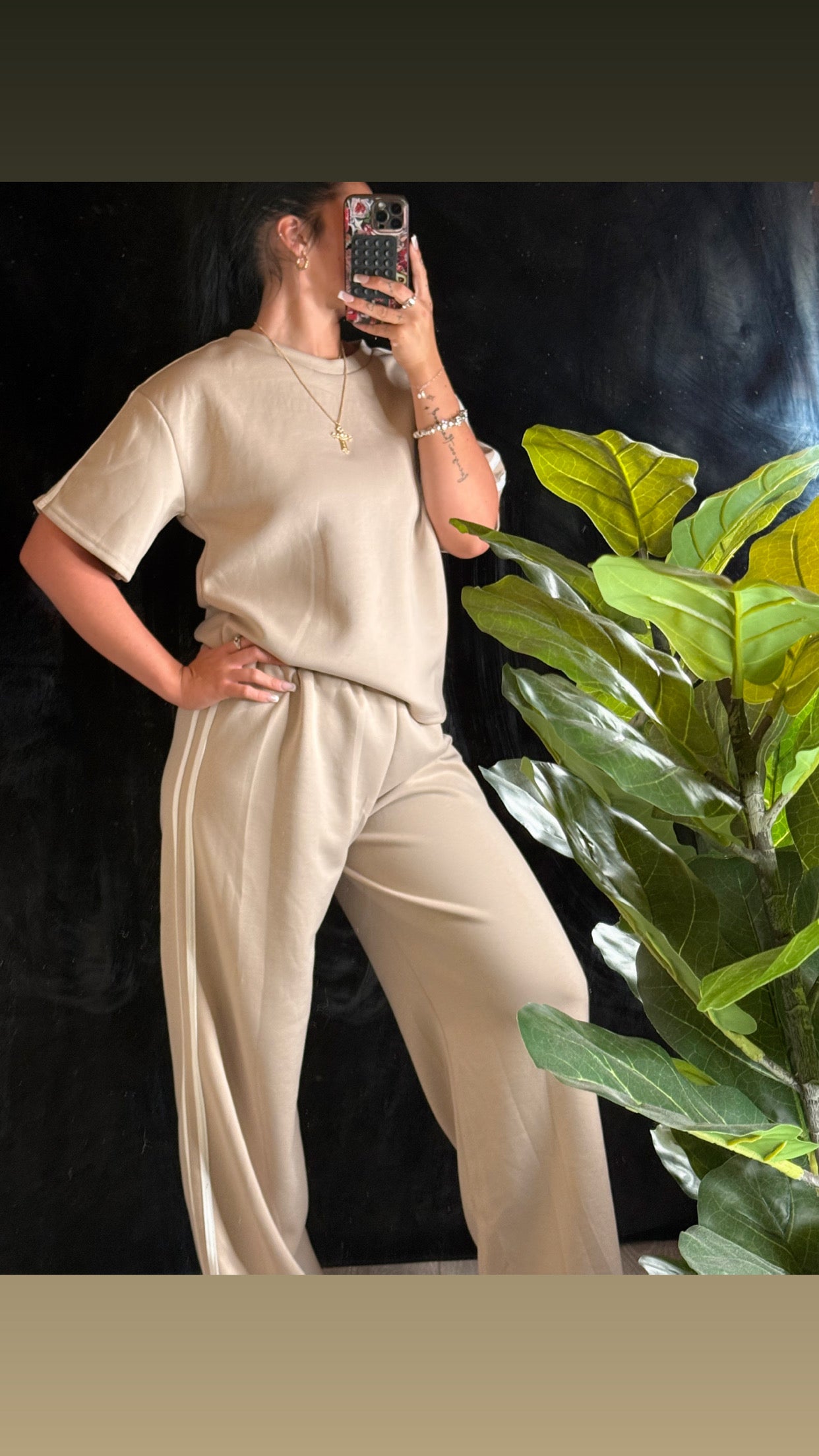 Soft striped Co-ord