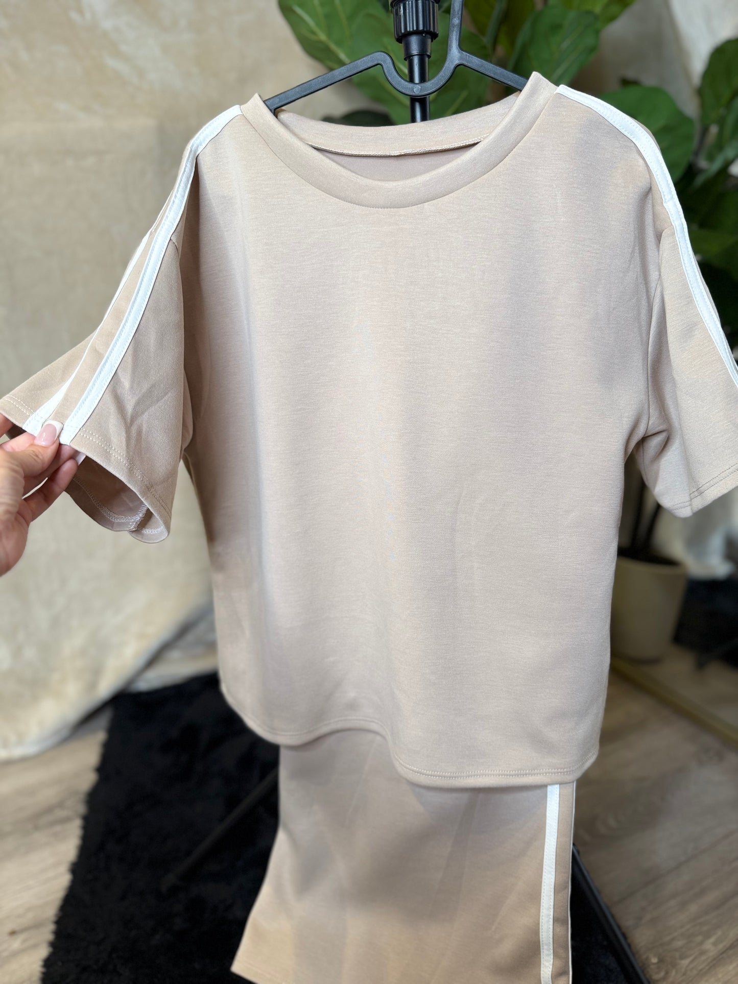 Soft striped Co-ord