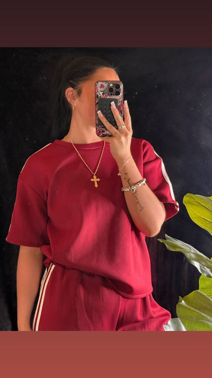 Soft striped Co-ord