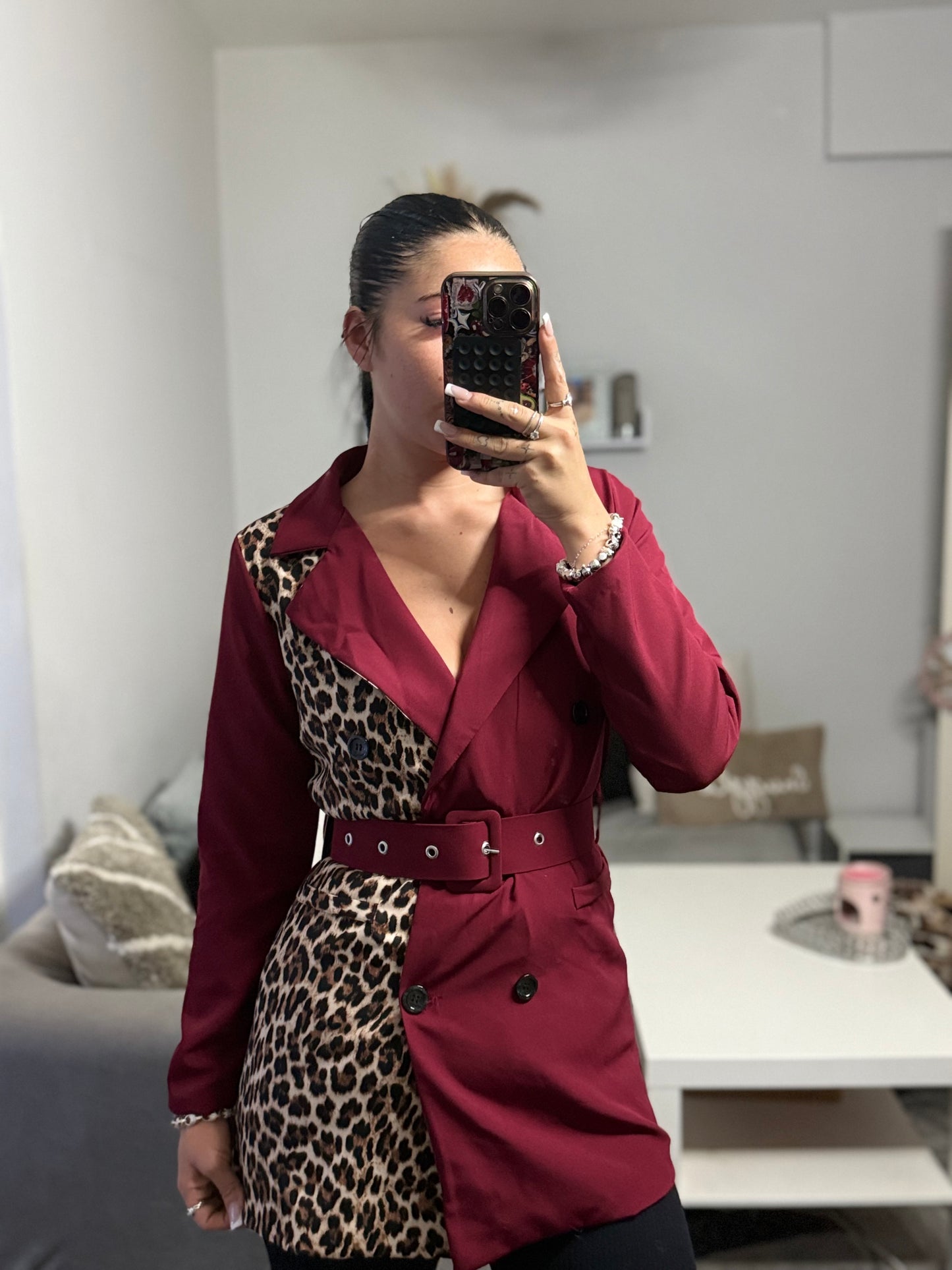 Leopard blazer