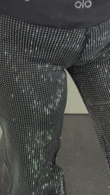 Black rhinestone jeans✨