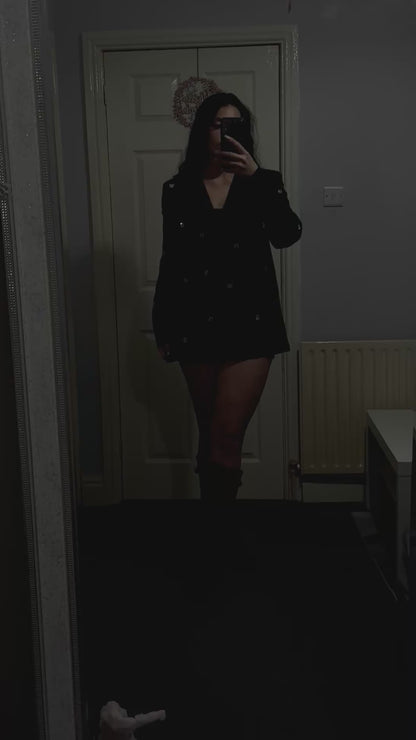 Diamante studded blazer ￼